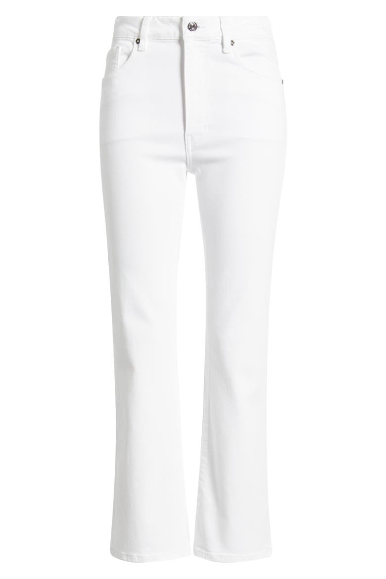 The Reboot High Waist Ankle Bootcut Jeans, Alternate, color, WHITE