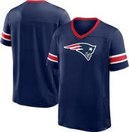 FANATICS Men's Fanatics Navy New England Patriots Hometown Premium Hashmark V-Neck T-Shirt