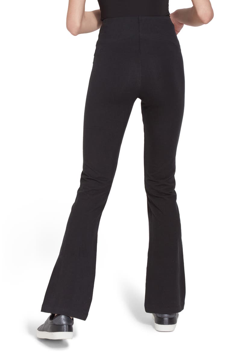 'Lyssentials Tara Bootcut Pants, Alternate, color, BLACK