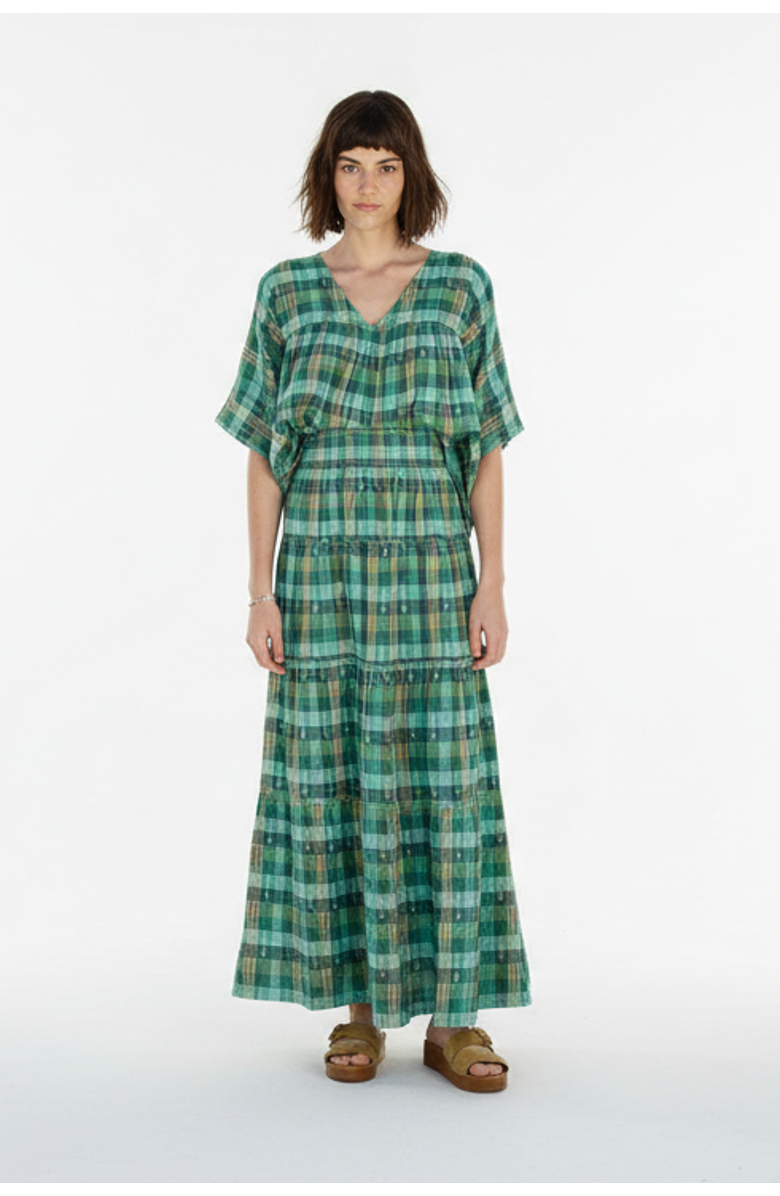 Ace & Jig Mojave Tiered Maxi Skirt, Main, color, Garden