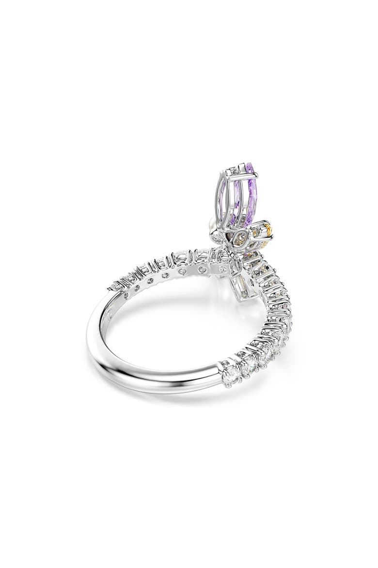 x Ariana Grande Multicolor Crystal Ring, Alternate, color, SILVER/ MULTI