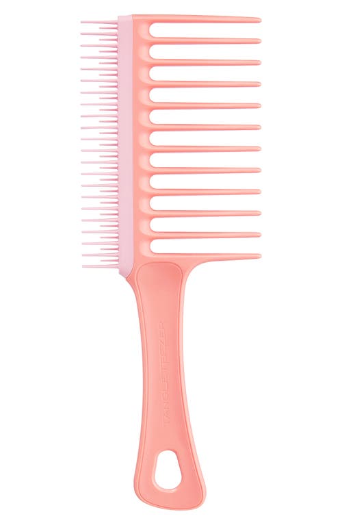 Tangle Teezer Wide Tooth Dual Sided Comb In Peach