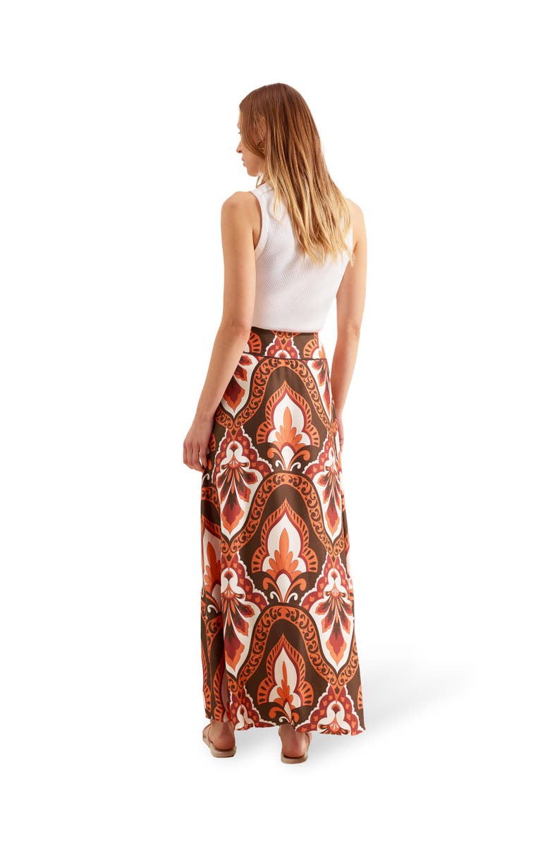Ro&Zo Tile Printed Skirt, Alternate, color, 