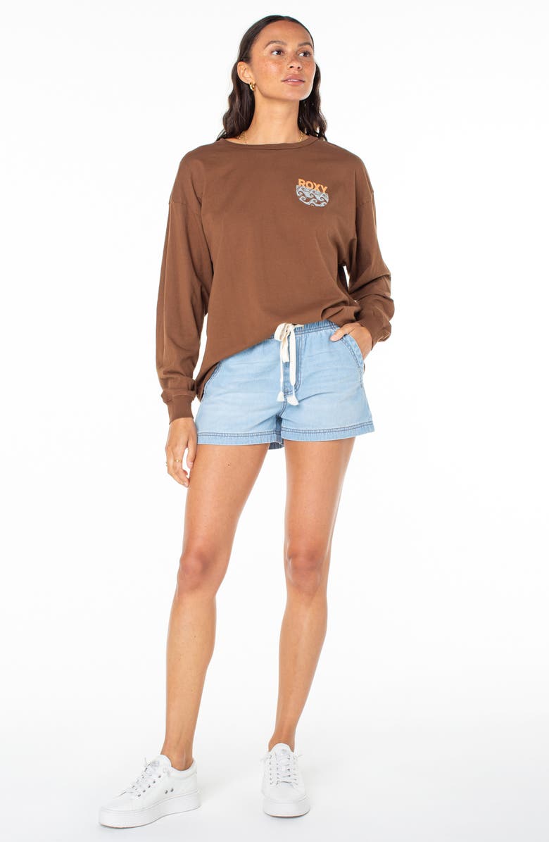 Roxy Chasing Sunsets Cotton Graphic T-Shirt, Alternate, color, Tiramisu