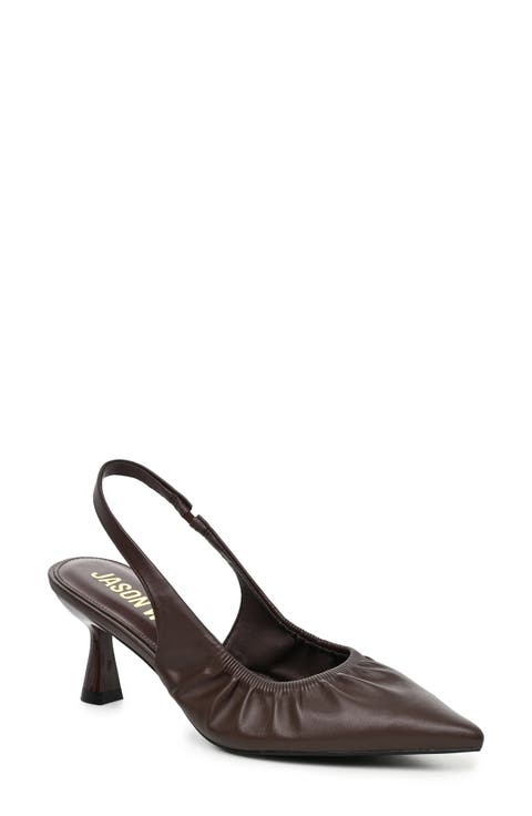 Pointed Toe Slingback Pump