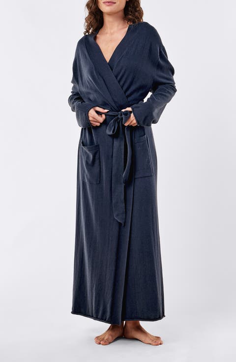 Cotton and Cashmere Maxi Robe