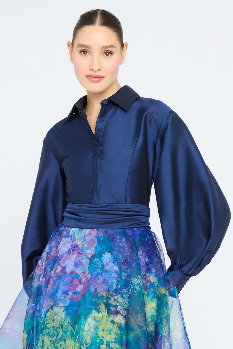 Mary Shirt Dress, Alternate, color, Navy