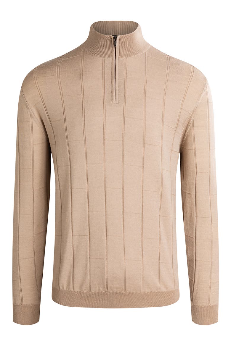 Half Zip Sweater, Alternate, color, SAND