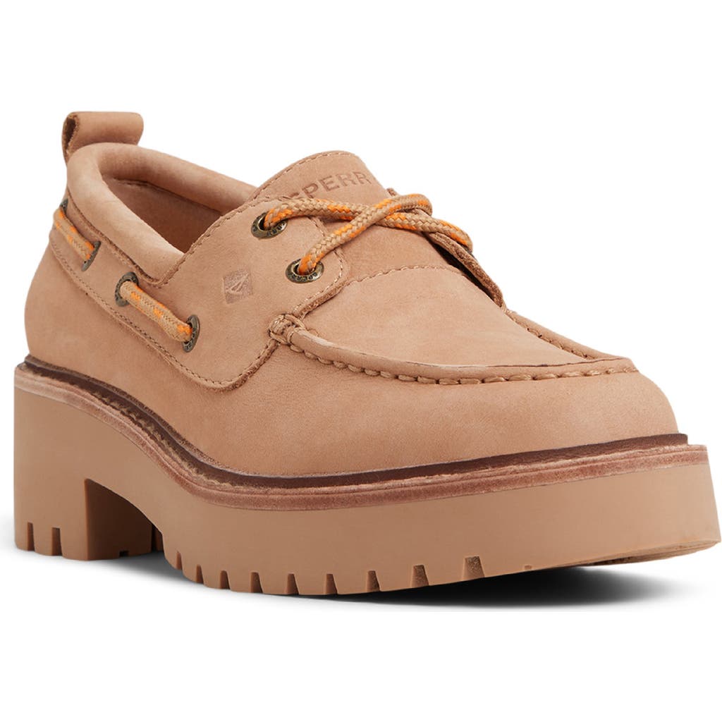 Sperry Authentic Original Lug 2-eye Boat Shoe In Brown