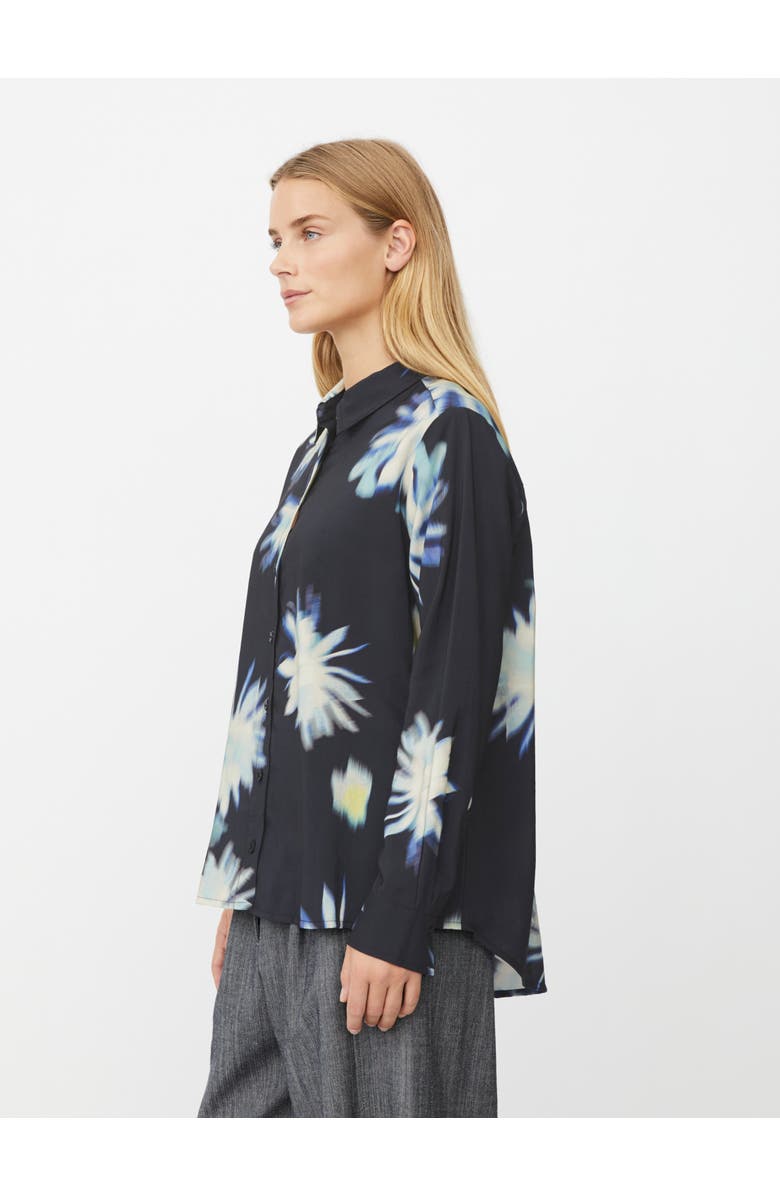 Masai Copenhagen Imma Long Sleeve Collared Shirt, Alternate, color, Muted Lime