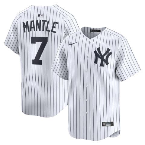Men's Nike Mickey Mantle White New York Yankees Home Limited Player Jersey