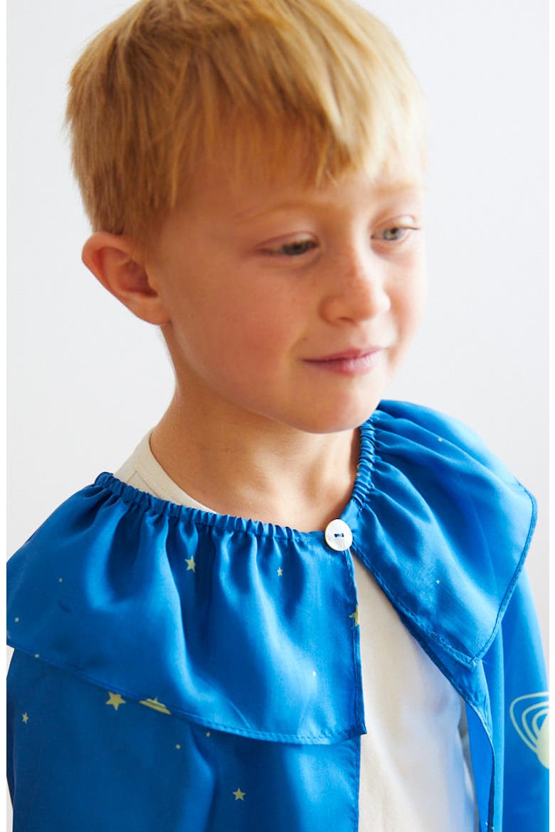 Kids' Star Silk Cape, Alternate, color, STAR