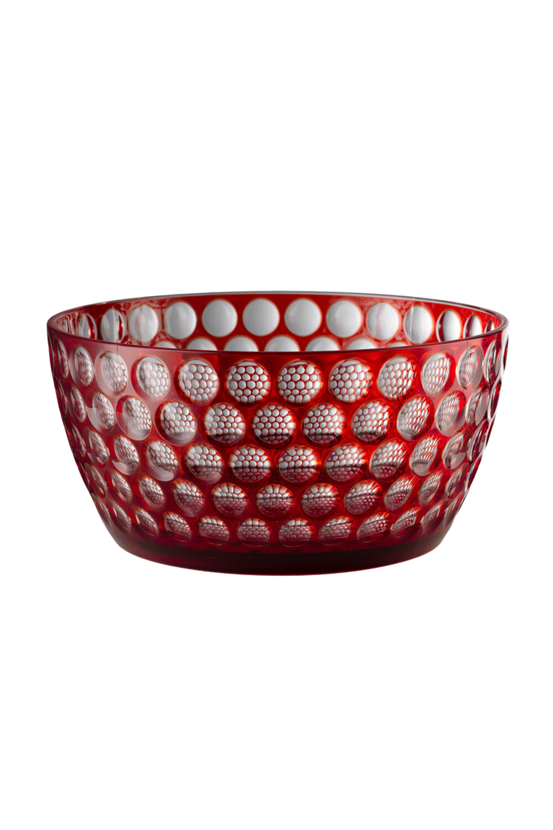 Lente Salad Bowl, Main, color, RED