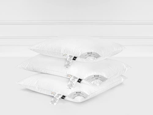 Togas Royal Siberian White Goose Down Pillow In White