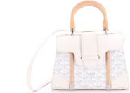 Pre-Owned Goyard Structured Saigon Top Handle Bag Coated Canvas with Leather Mini