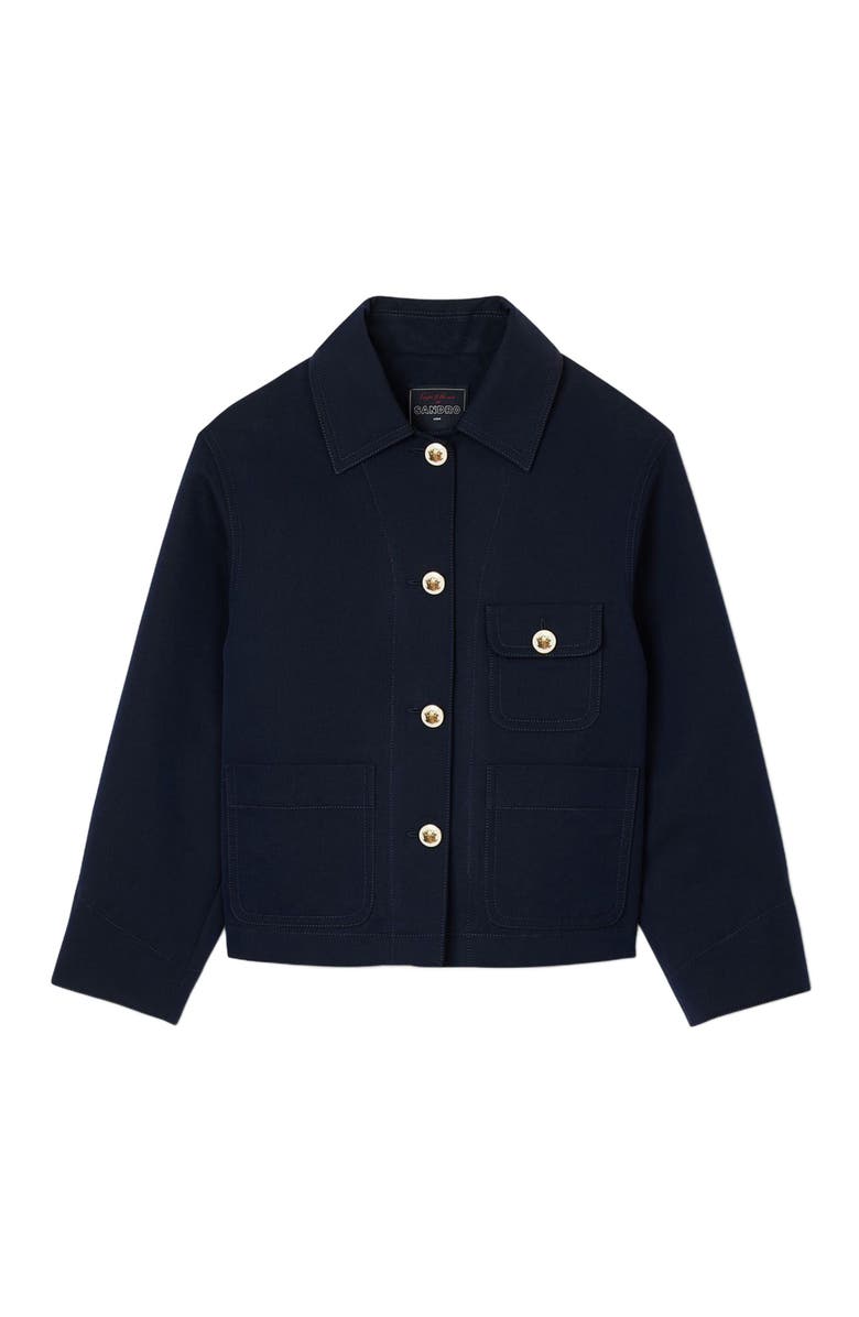 SANDRO Jacket with officer buttons, Alternate, color,