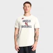 Nike Men's Nike Cream California Angels Cooperstown Collection ‘70s Inspired T-Shirt