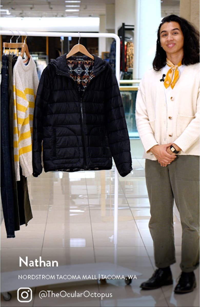 Yukon Reversible Water Resistant Hooded Down Jacket, sales video thumbnail