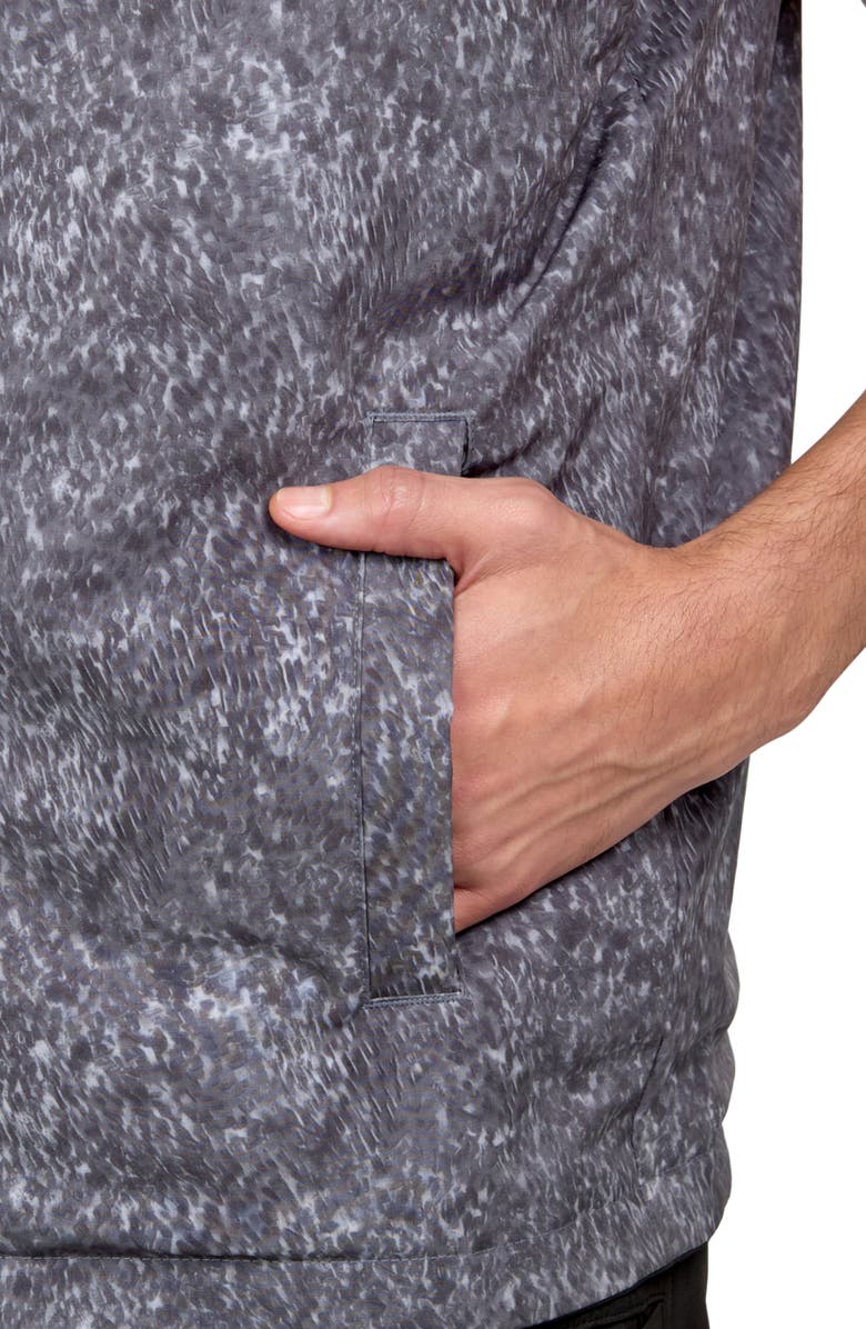 CON.STRUCT Regular Fit Texture Print Recycled Performance Reversible Vest, Alternate, color,