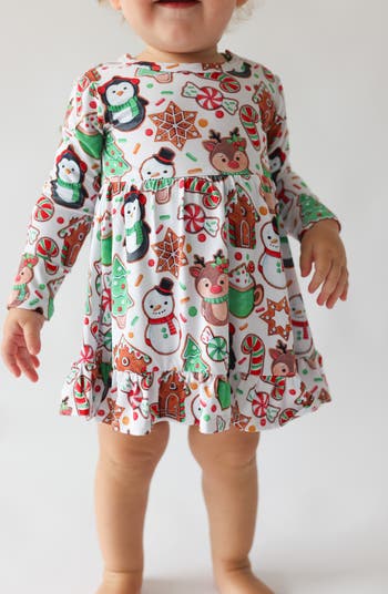 Cookie Medley Long Sleeve Skirted Bodysuit