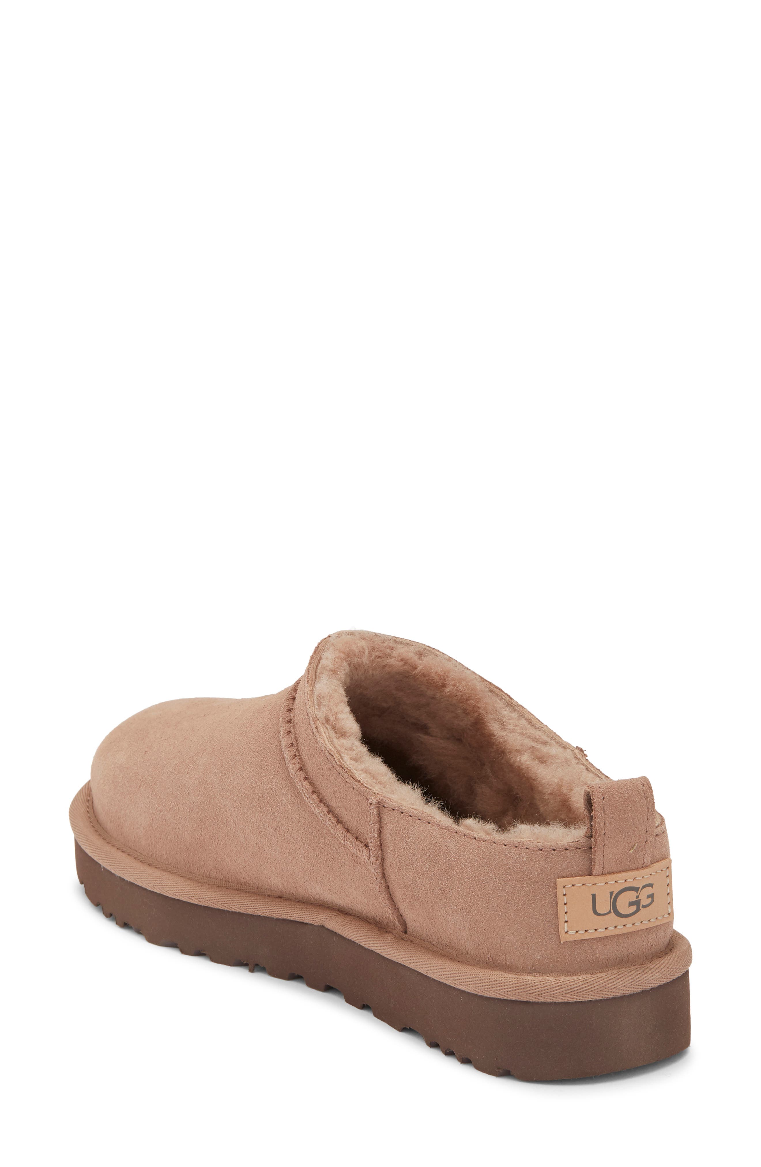 Classic Micro Genuine Shearling Lined Slip-On, Alternate, color, ROCKY OAK