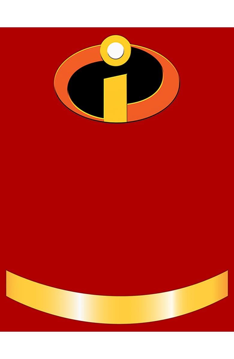 The Incredibles Men's The Incredibles Costume  Graphic T-Shirt, Alternate, color, Red