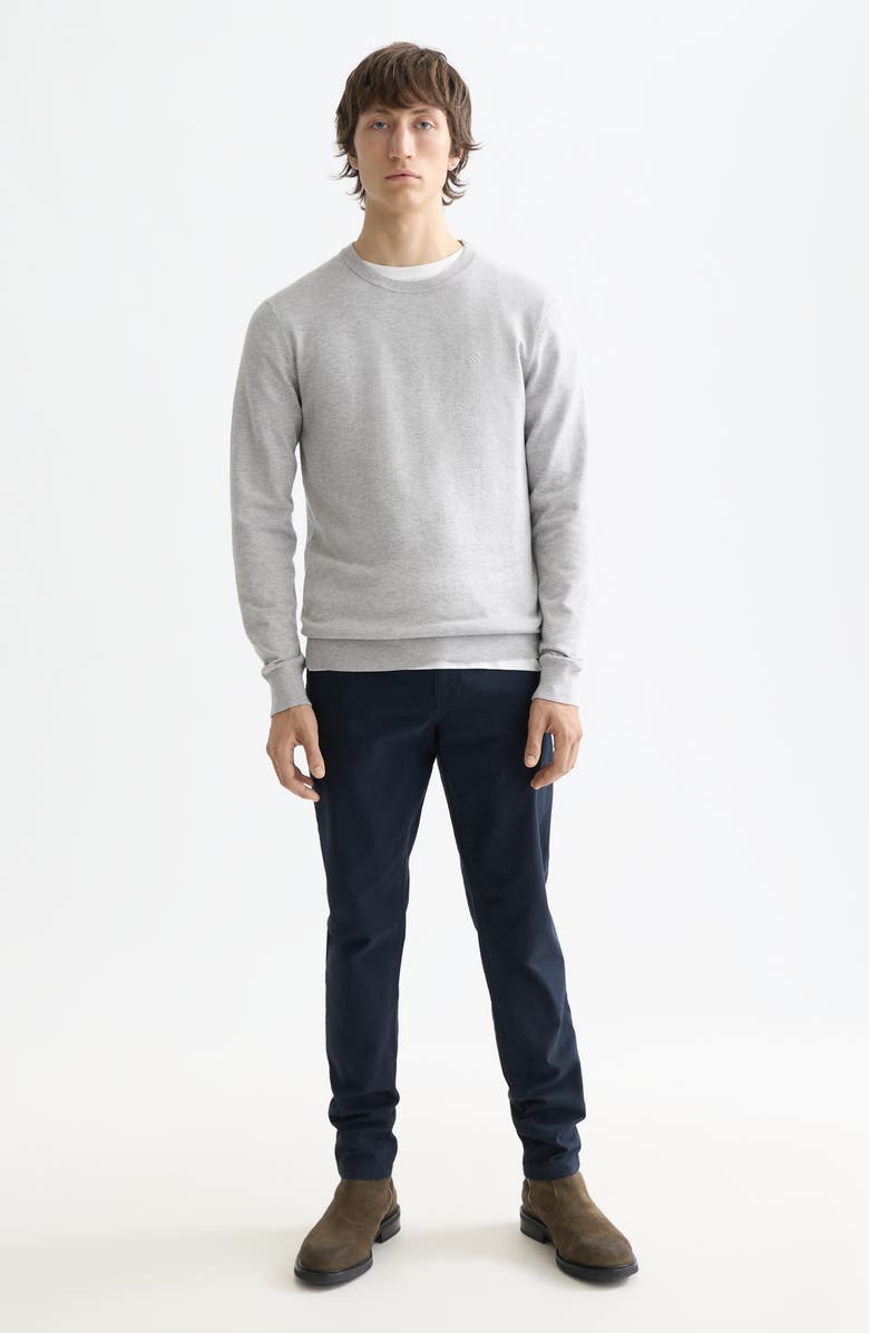 Scotch & Soda Core Crewneck Pullover, Alternate, color, Grey