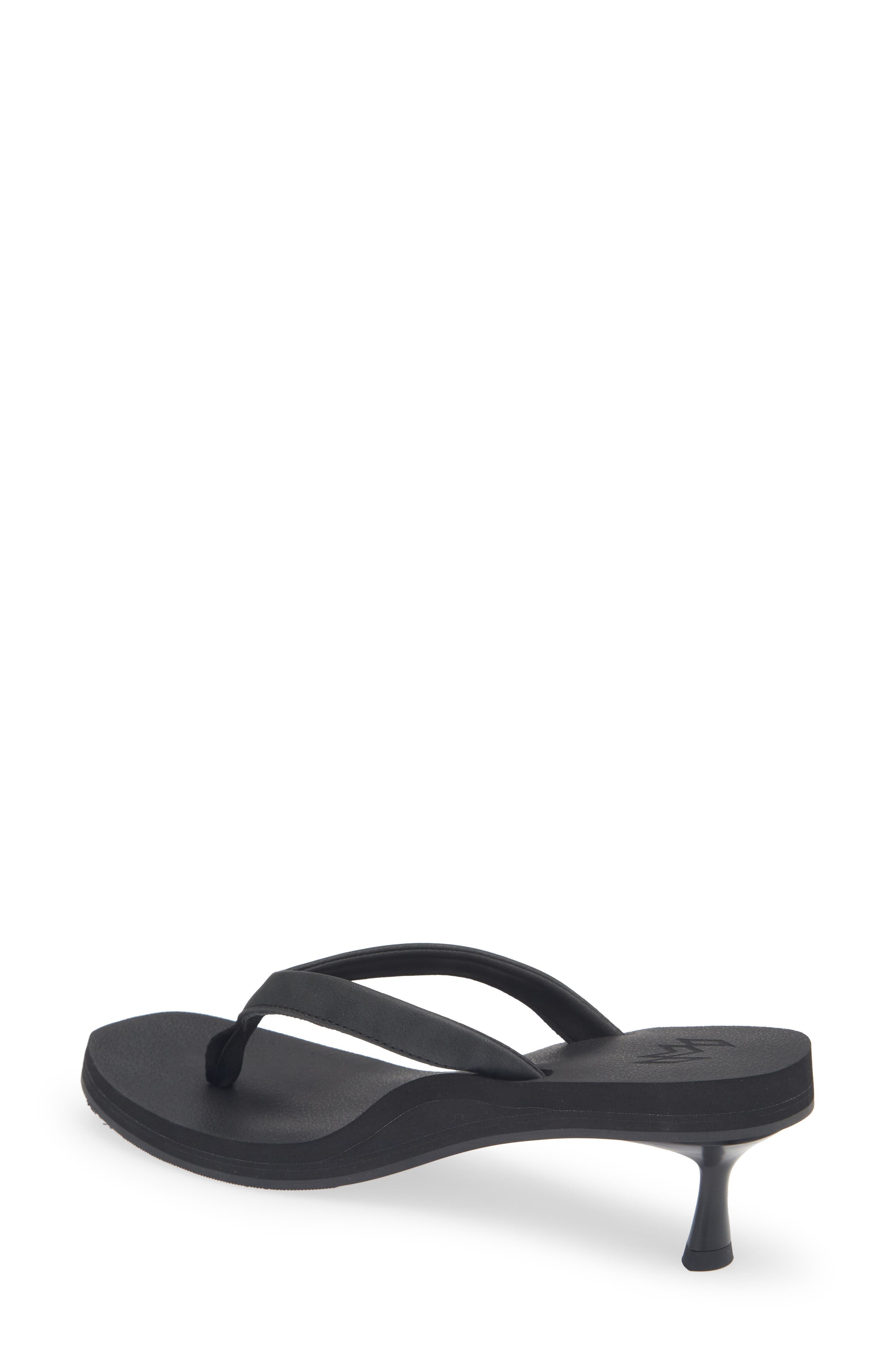 Malvados Kourt Kitten Heel Thong Sandal, Alternate, color, 