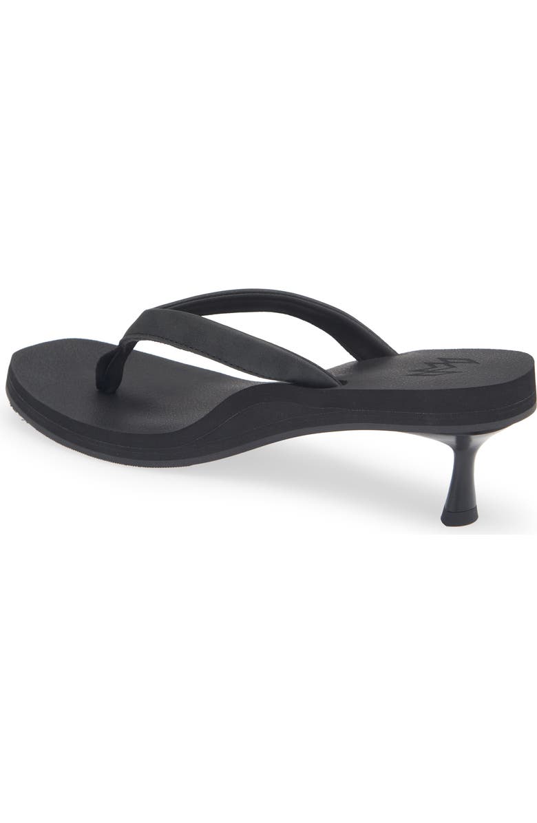 Malvados Kourt Kitten Heel Thong Sandal, Alternate, color,