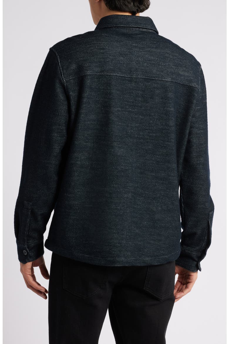 Calbrun Cotton Blend Knit Overshirt, Alternate, color, NAVY
