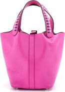 Pre-Owned Hermes Picotin Lock Bag Tressage Epsom PM