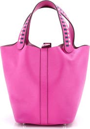 Pre-Owned Hermes Picotin Lock Bag Tressage Epsom PM