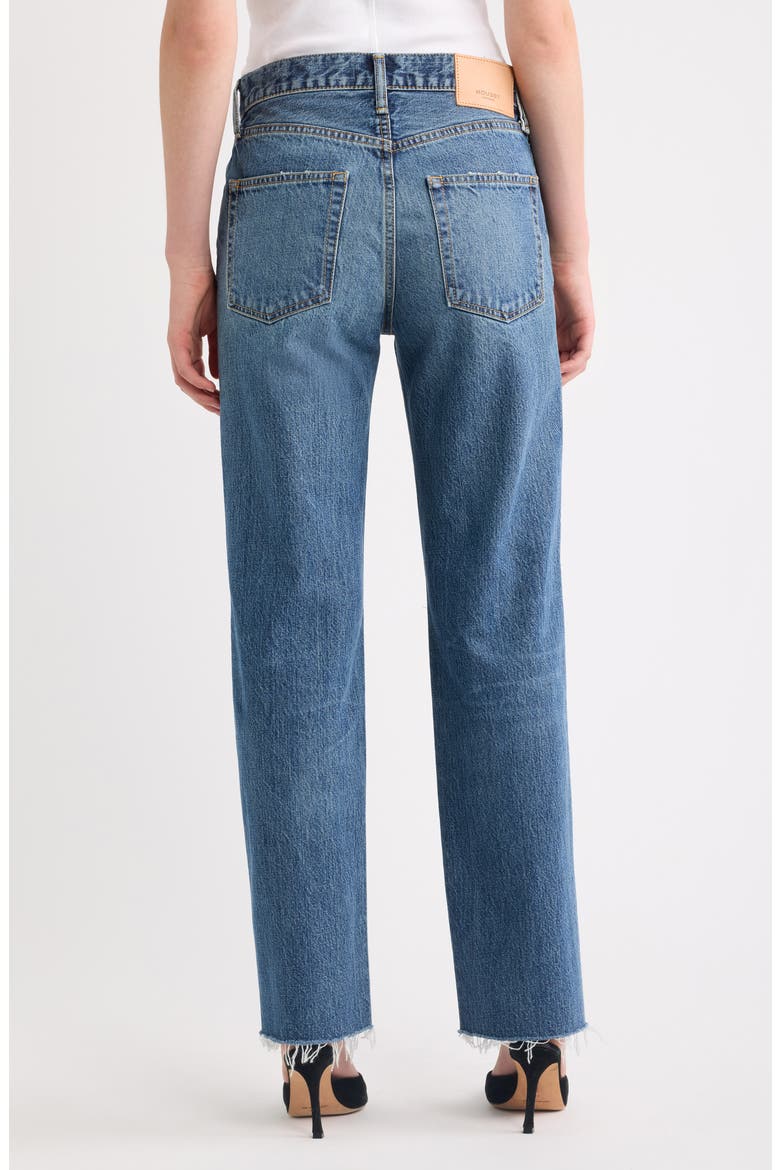 Prescott High Waist Straight Leg Jeans, Alternate, color, BLUE