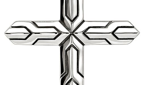 John Hardy Icon 50 Cross Pendant Necklace In Metallic