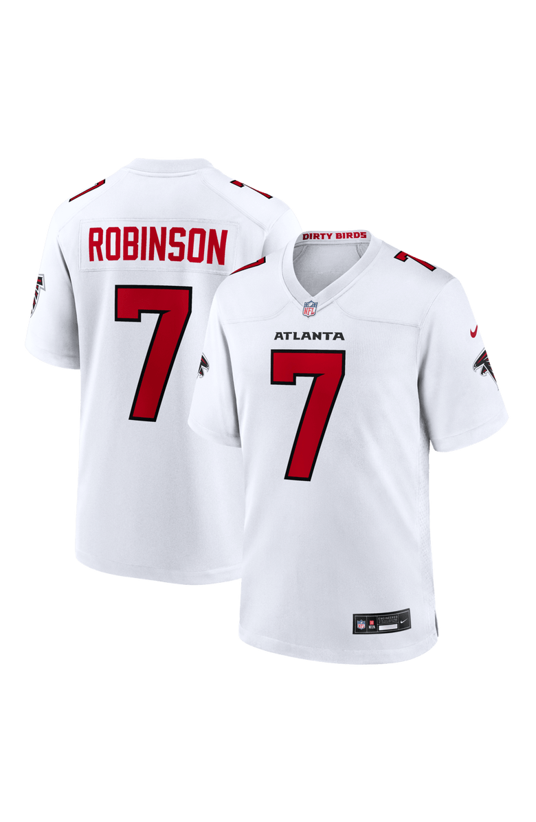 Nike Men's Nike Bijan Robinson White Atlanta Falcons Game Jersey, Main, color, White