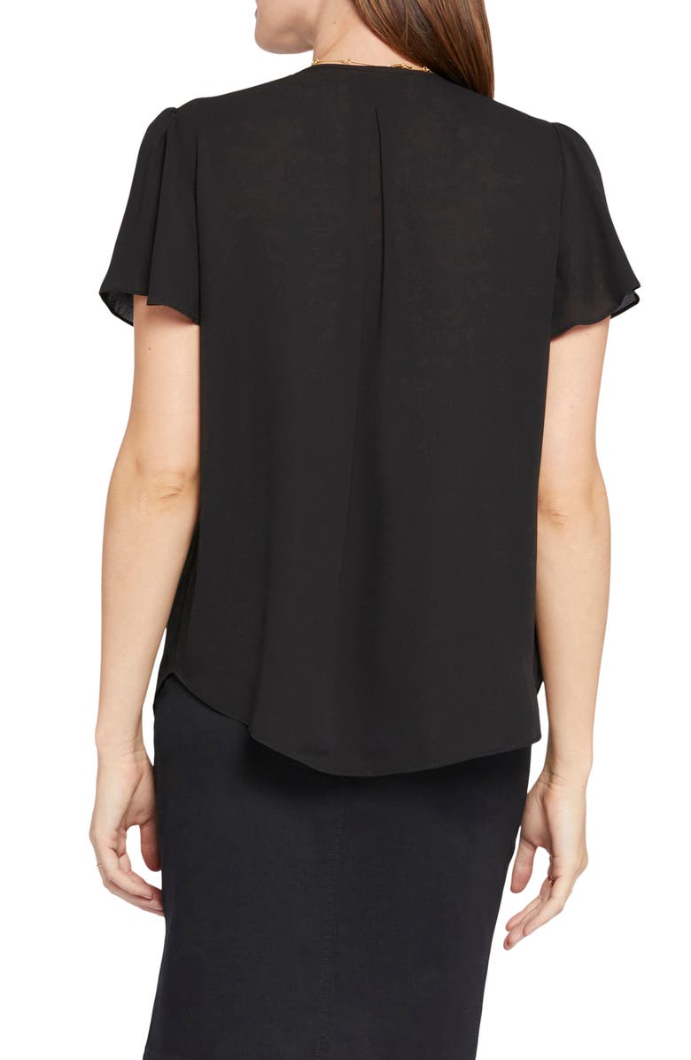 NYDJ Flutter Sleeve Blouse, Alternate, color,