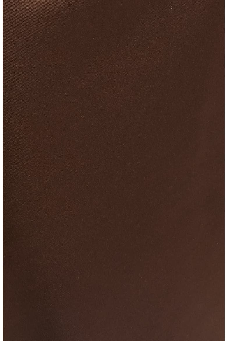 Satine Halter Midi Dress, Alternate, color, CHOCOLATE BROWN