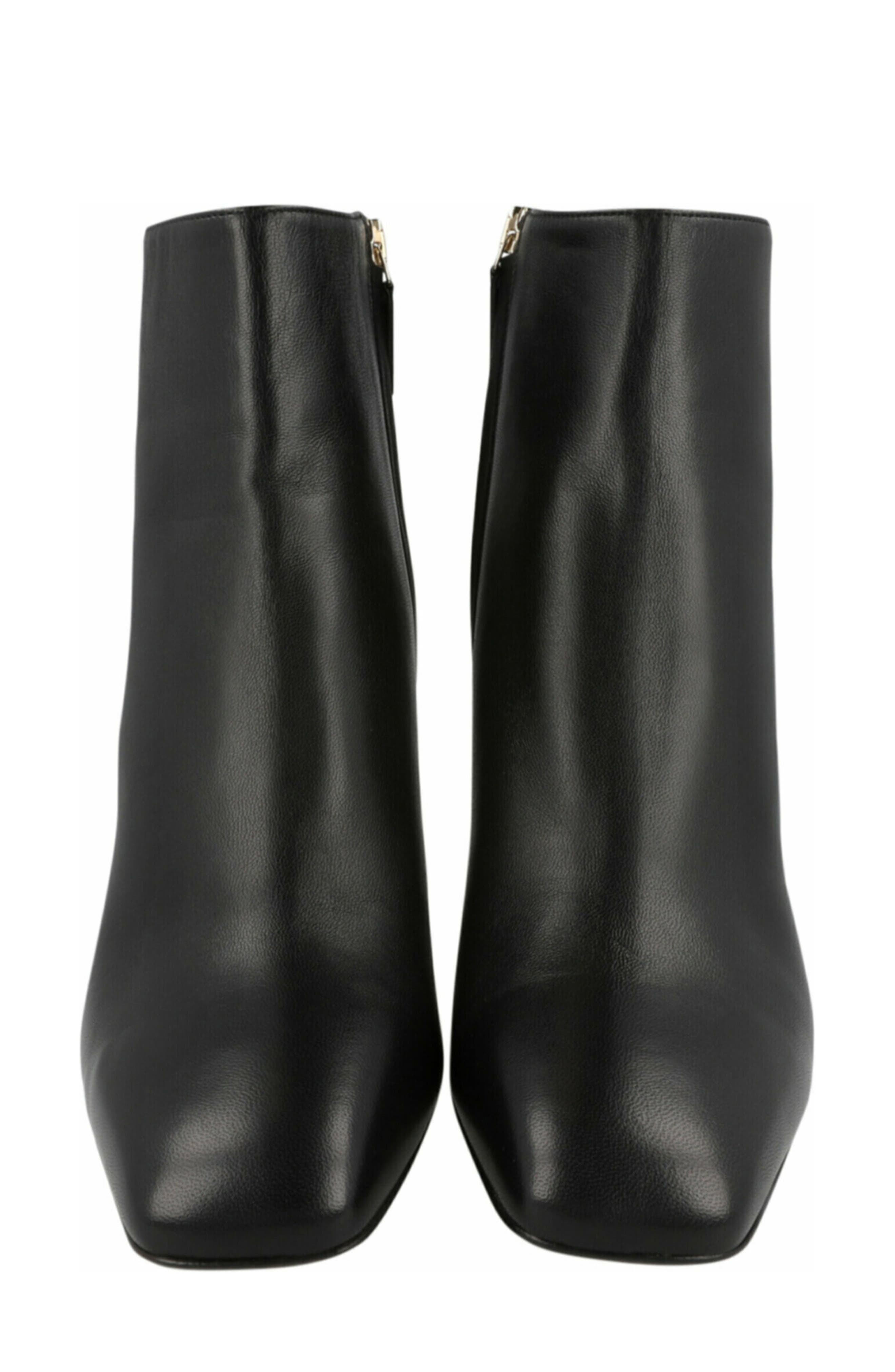 FERRAGAMO Sal Leather Boot, Alternate, color, Black