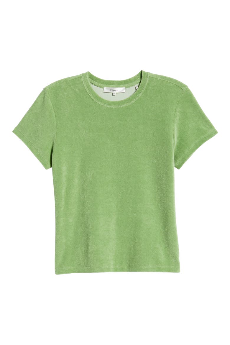 The Terry Baby Tee, Alternate, color, PERIDOT