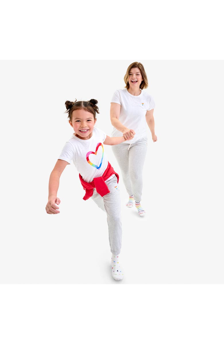 Primary Grown-Ups Embroidered Classic Slub Crewneck Tee, Alternate, color, White