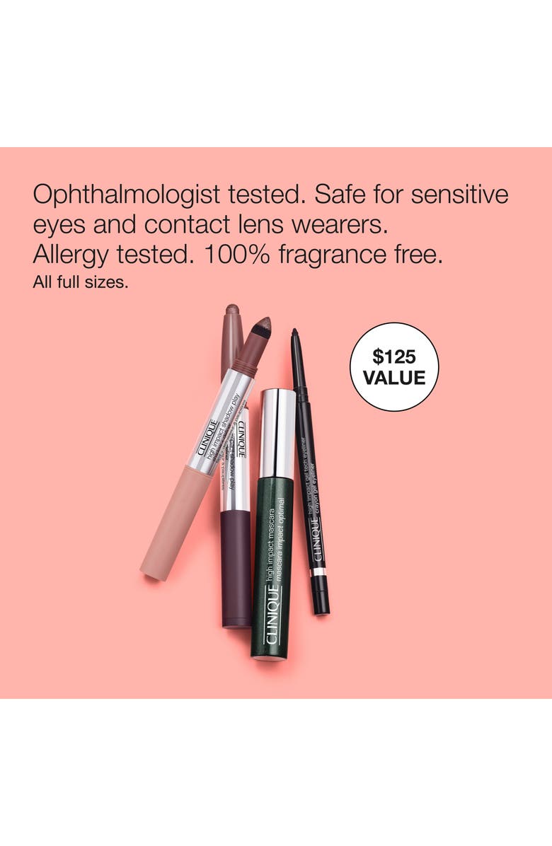 Clinique Day-to-Night Eye Makeup Gift Set $125 Value, Alternate, color,