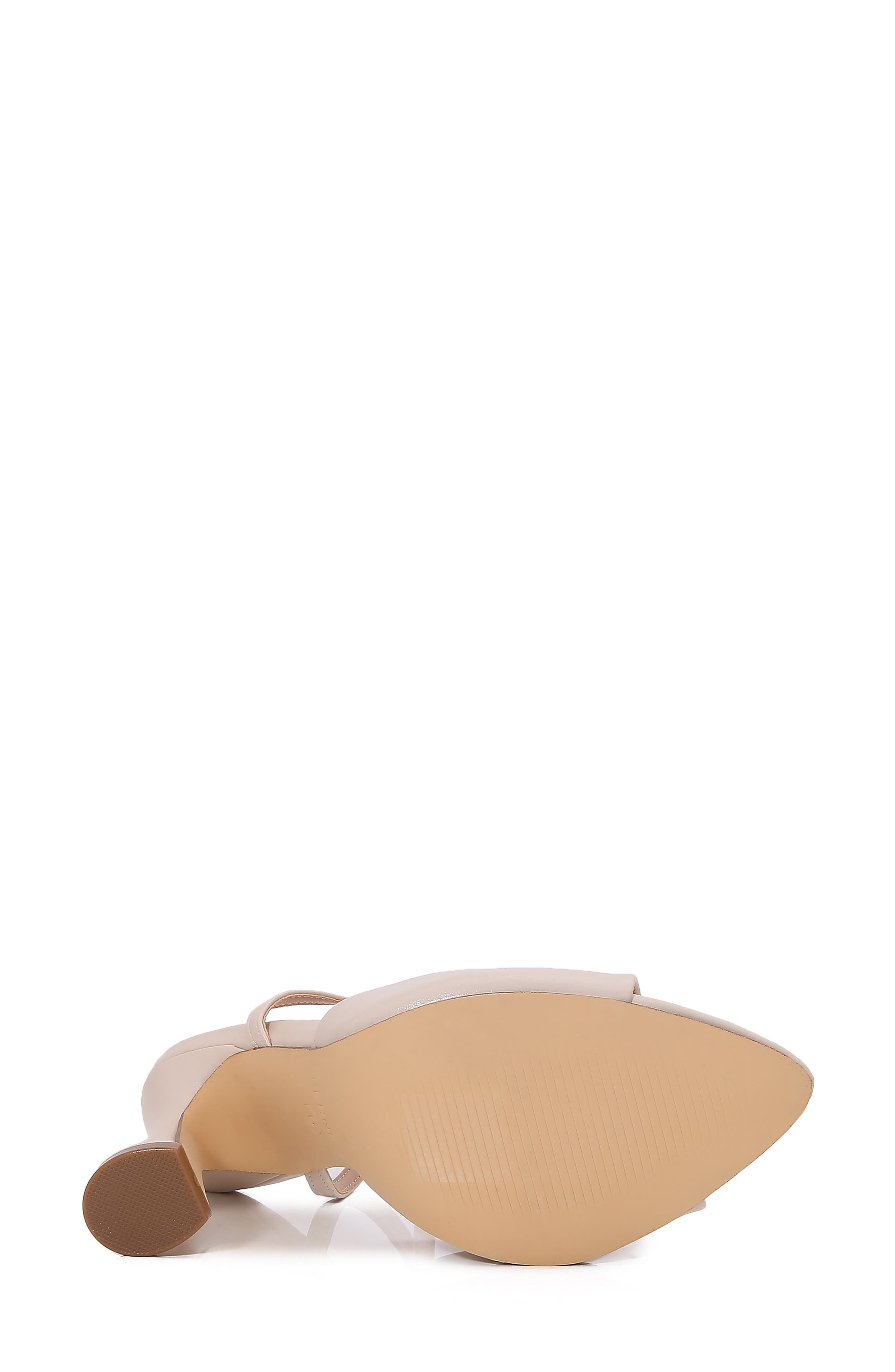 Huburta Ankle Strap Sculpted Stiletto Sandal, Alternate, color, BEIGE