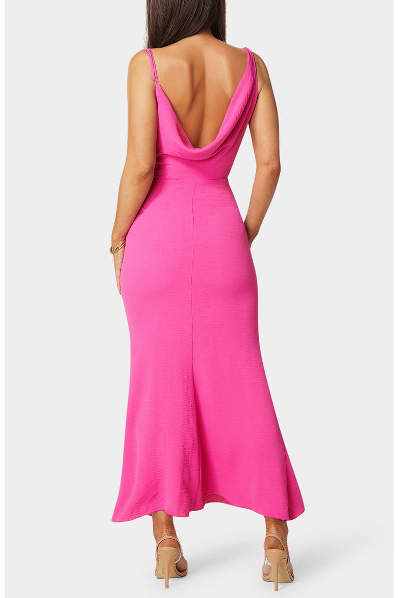 Airflow Cowl Neck Maxi Dress, Alternate, color, FUCHSIA