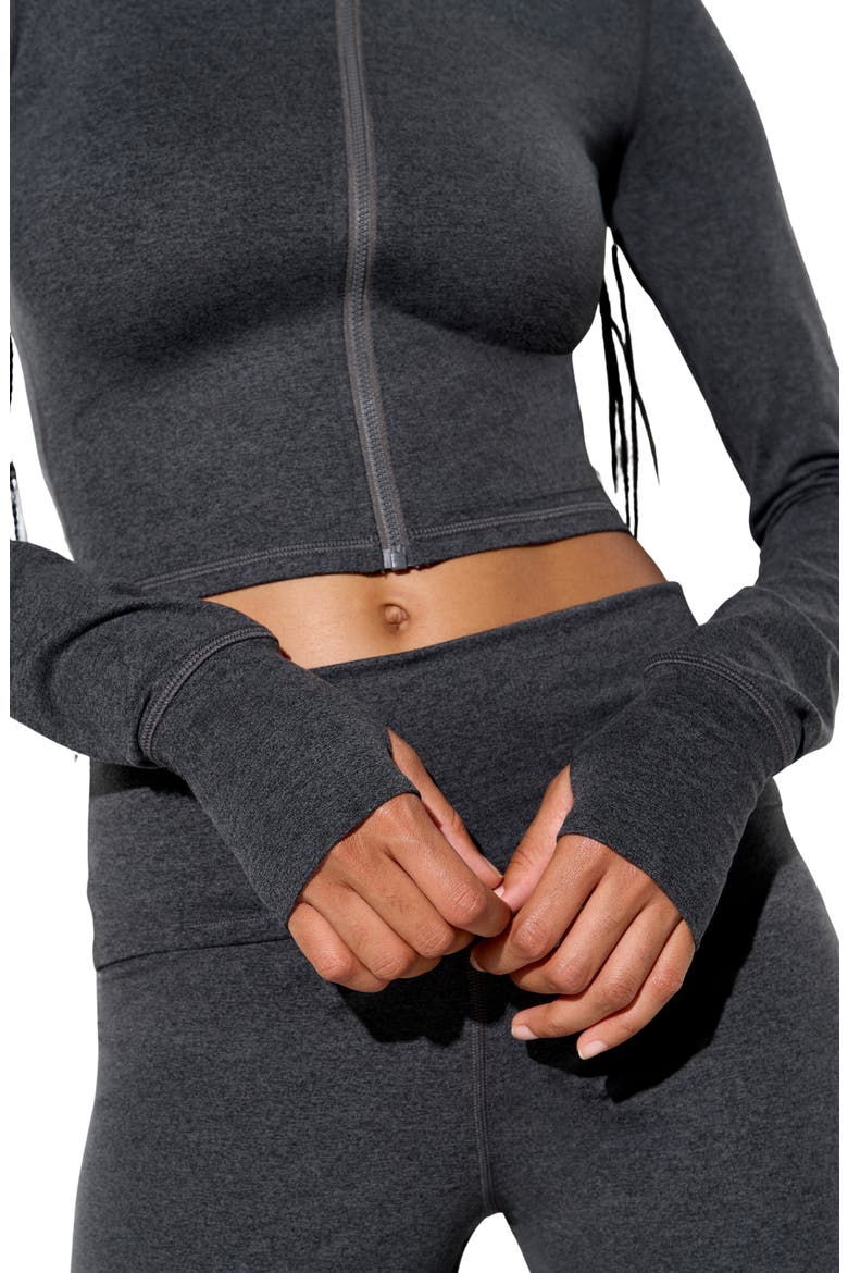 Elliott Crop Knit Jacket, Alternate, color, VINTAGE BLACK
