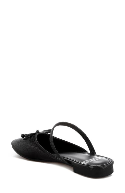 Rag & Co Women's Opalia Glitter Ballet Mules In Black In Black