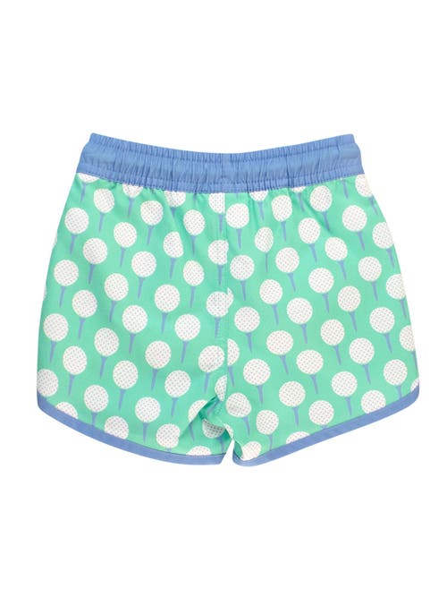 RUGGEDBUTTS RUGGEDBUTTS TODDLER BOYS UPF50+ SUN PROTECTED DOLPHIN HEM SWIM TRUNKS 