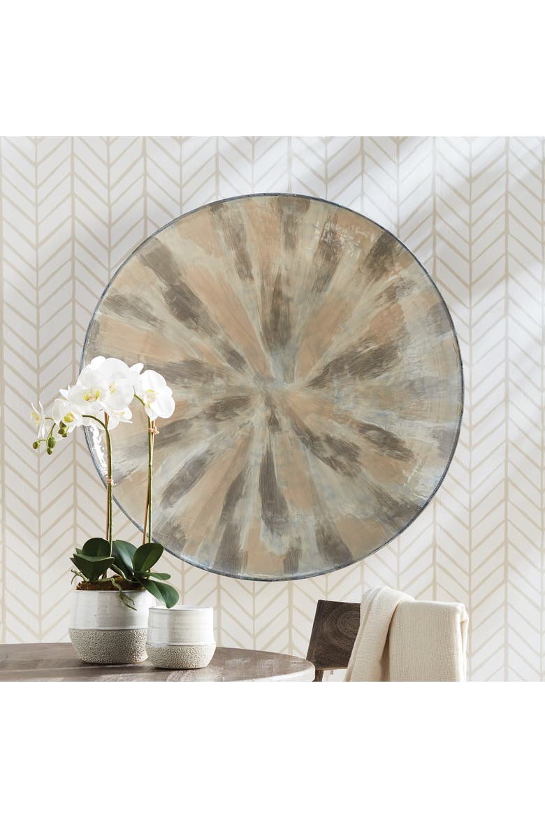 Almeta Decorative Plate, Alternate, color, Gray