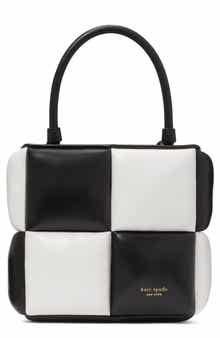 boxxy colorblock quilted leather tote