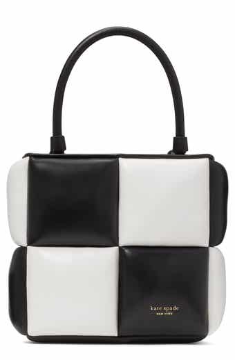 boxxy colorblock quilted leather tote
