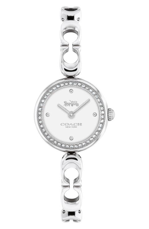 Gracie Crystal Bracelet Watch, 23mm